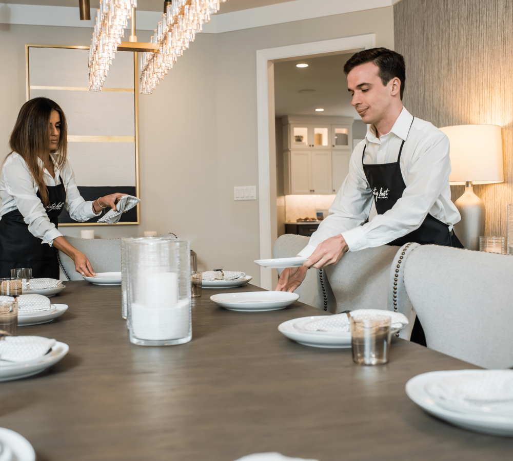 2 Servers Needed for Birthday Dinner