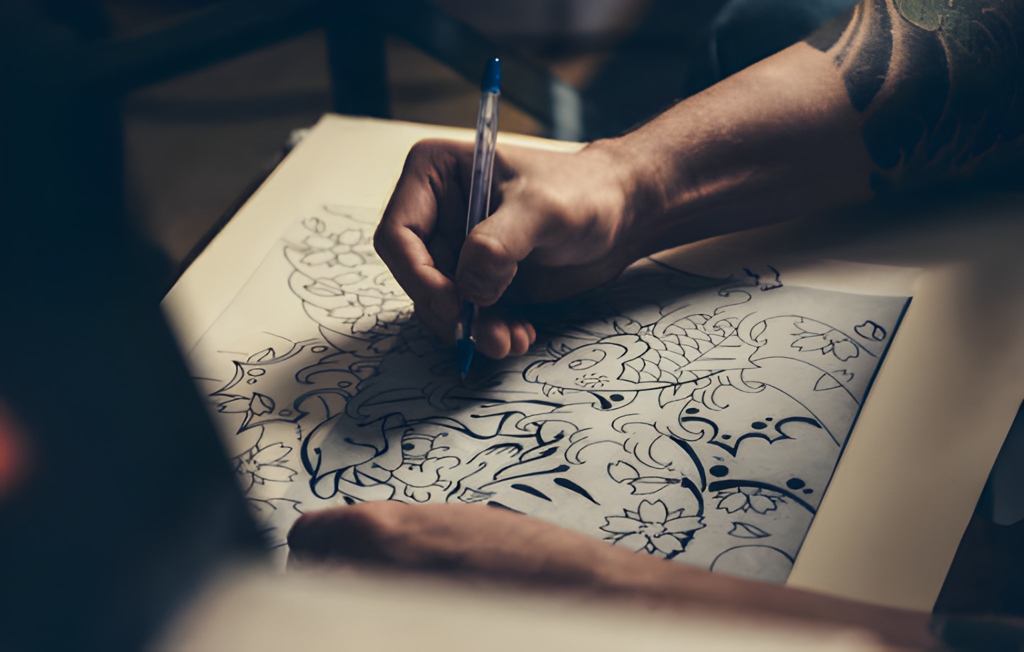 Custom Tattoo Sketch Artist